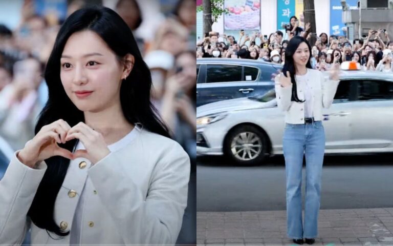 Kim Ji-won Pede Restrições a Fotos e Presentes em Aeroportos Após Incidentes com Multidões 2 Kim Ji won 1