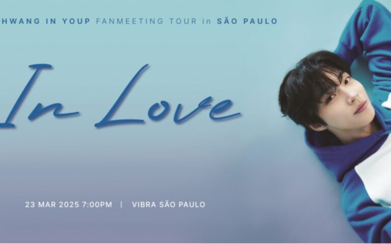 Hwang In Youp chega ao Brasil com a turne In Love