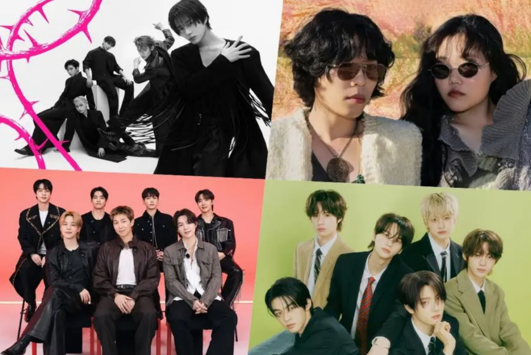 TXT, BTS e ILLIT dominam paradas musicais em abril