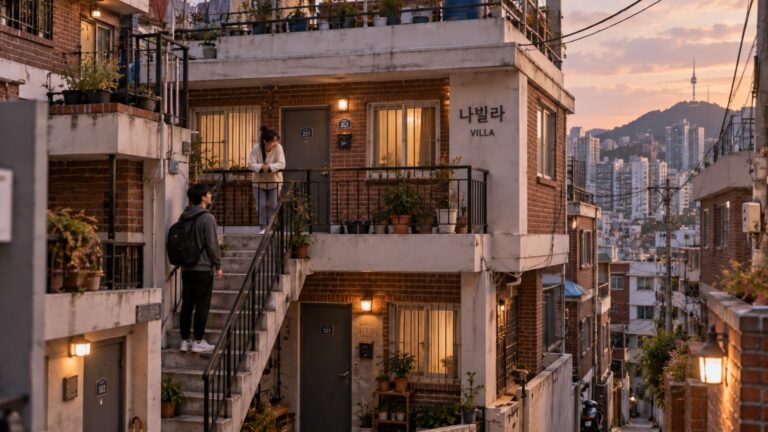 Por que os protagonistas dos doramas moram em casas tão diferentes? 4 Apartamento em villa na coreia