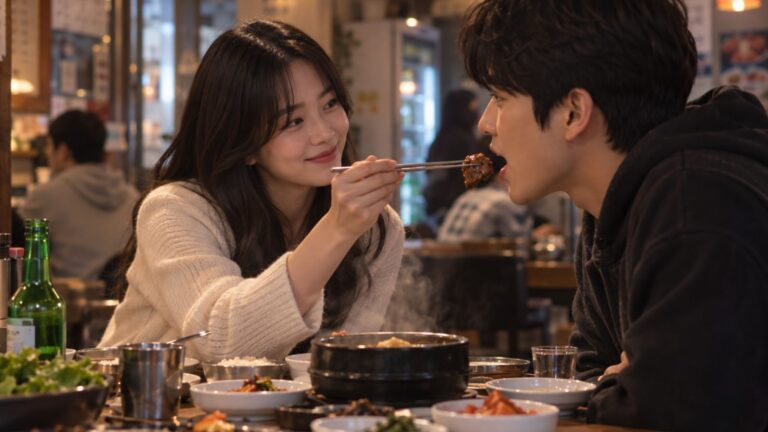 Por que os doramas usam tantos cafés, restaurantes e lojas de conveniência? 12 Comida na coreia do sul 1