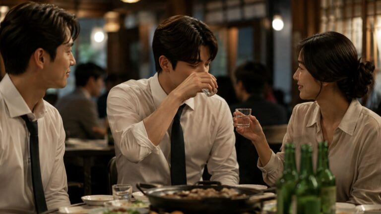 Por que os coreanos bebem virando o rosto? Entenda o costume visto nos doramas