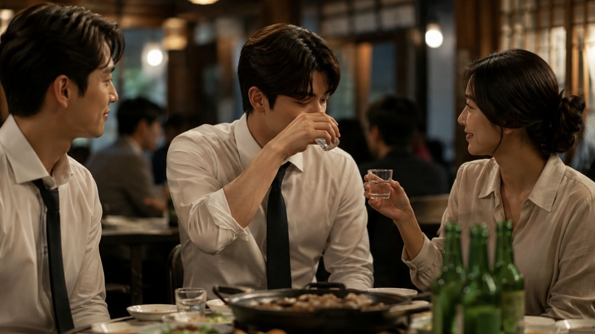 Por que os coreanos bebem virando o rosto? Entenda o costume visto nos doramas