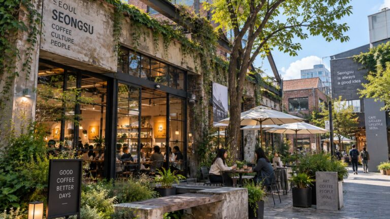 Por que os doramas usam tantos cafés, restaurantes e lojas de conveniência? 3 cafe Na coreia do sul 1