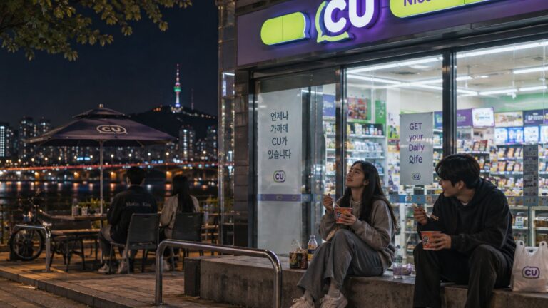 Por que os doramas usam tantos cafés, restaurantes e lojas de conveniência? 6 loja de conveniencia Na coreia do sul 1