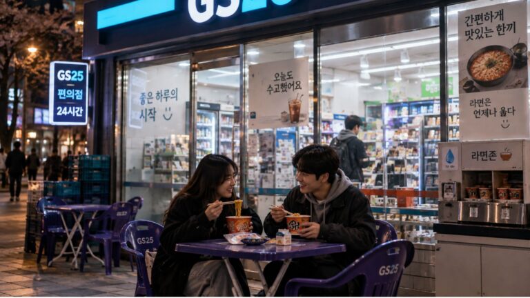 Por que os doramas usam tantos cafés, restaurantes e lojas de conveniência? 5 loja de conveniencia Na coreia do sul