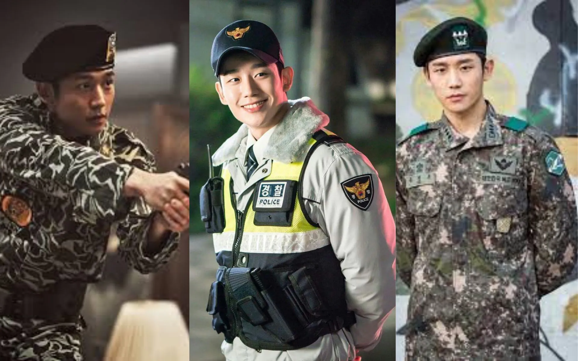 Jung Hae In em papeis de policiais