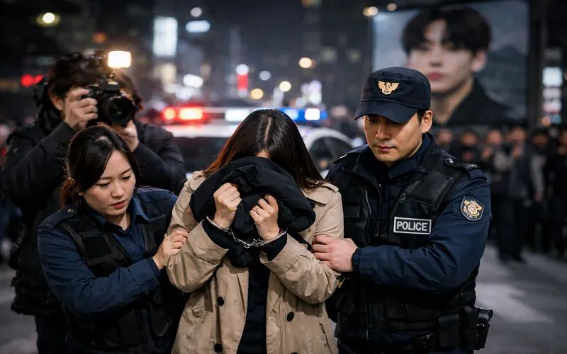 Brasileira presa na coreia por perseguir integrande do BTS